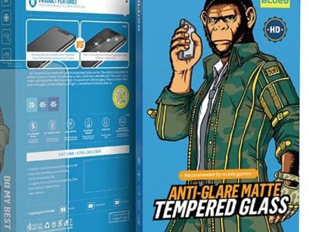 Blueo Anti-Glare Matte Tempered Glass for iPhone XS Max 11 Pro Max (6.5) – 2.5D Full Cover Discount