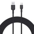 AUKEY Braided Nylon USB 2.0 to USB-C Cable - 0.9m   Black For Cheap