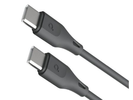 Porodo new PVC Type-C to Type-C Cable (60W 2M) - Black Hot on Sale