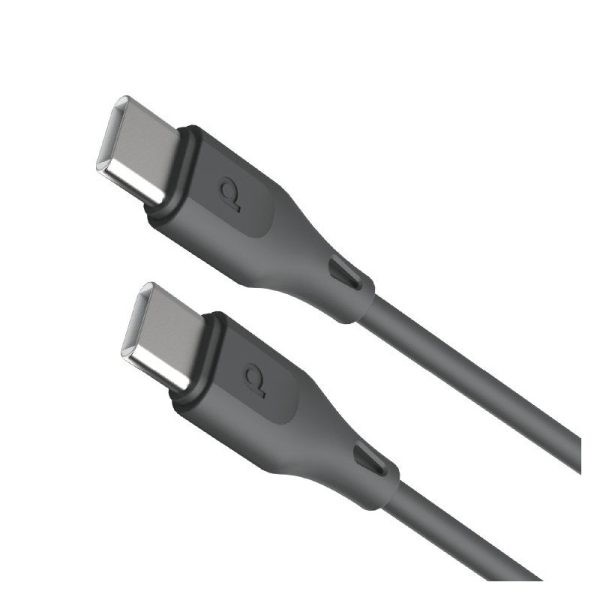 Porodo new PVC Type-C to Type-C Cable (60W 2M) - Black Hot on Sale