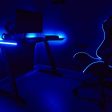 X-Rocker Sony PlayStation - Borealis PC Gaming Desk (2020) with LED s Hot on Sale