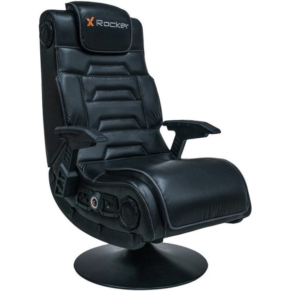 X-Rocker X-Pro 4.1 Pedestal Video Gaming Chair Comfy Folding Game Player For Sale