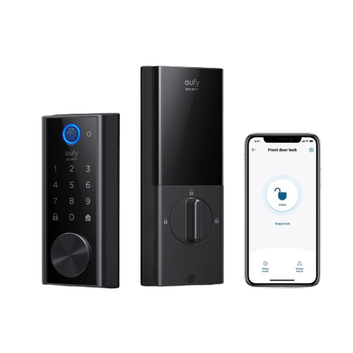 Eufy Smart Lock Finger Print & Wi-Fi - Black Online Hot Sale