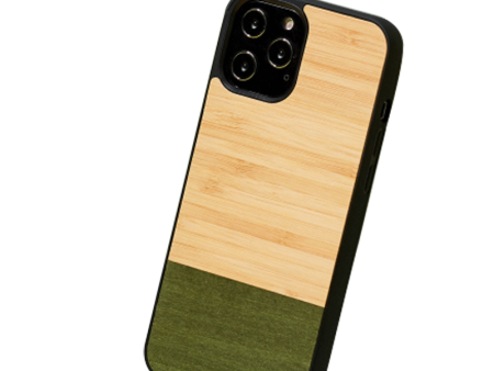 Wooden Case For iPhone 12 Pro Max - Bamboo Forest Online Sale